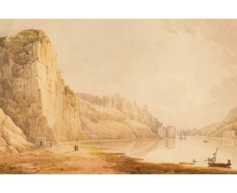 Eliza Pitt (circa 1830)/St Vincent's Rock, Clifton, Bristol/watercolour, 17cm x 25.5cm/Provenance: Polak Fine Art Dealers, 21