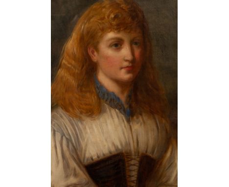George Augustus Freezor (act.1861-1900)/Portrait of a Lady/half-length/monogrammed and dated 1881/oil on canvas, 24cm x 19cm/