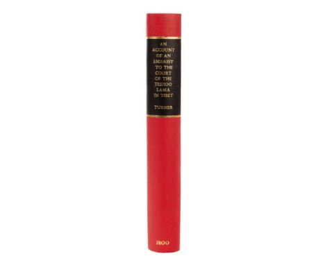 Turner (Capt. S)  'Account of an Embassy to the Court of the Teshoo Lama in Tibet; …through Bootan and part of Tibet', 4to, L