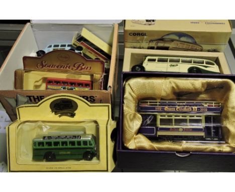 A quantity of assorted Die-Cast and composition toy vehicles, including examples by Corgi, Llado, and Solido.