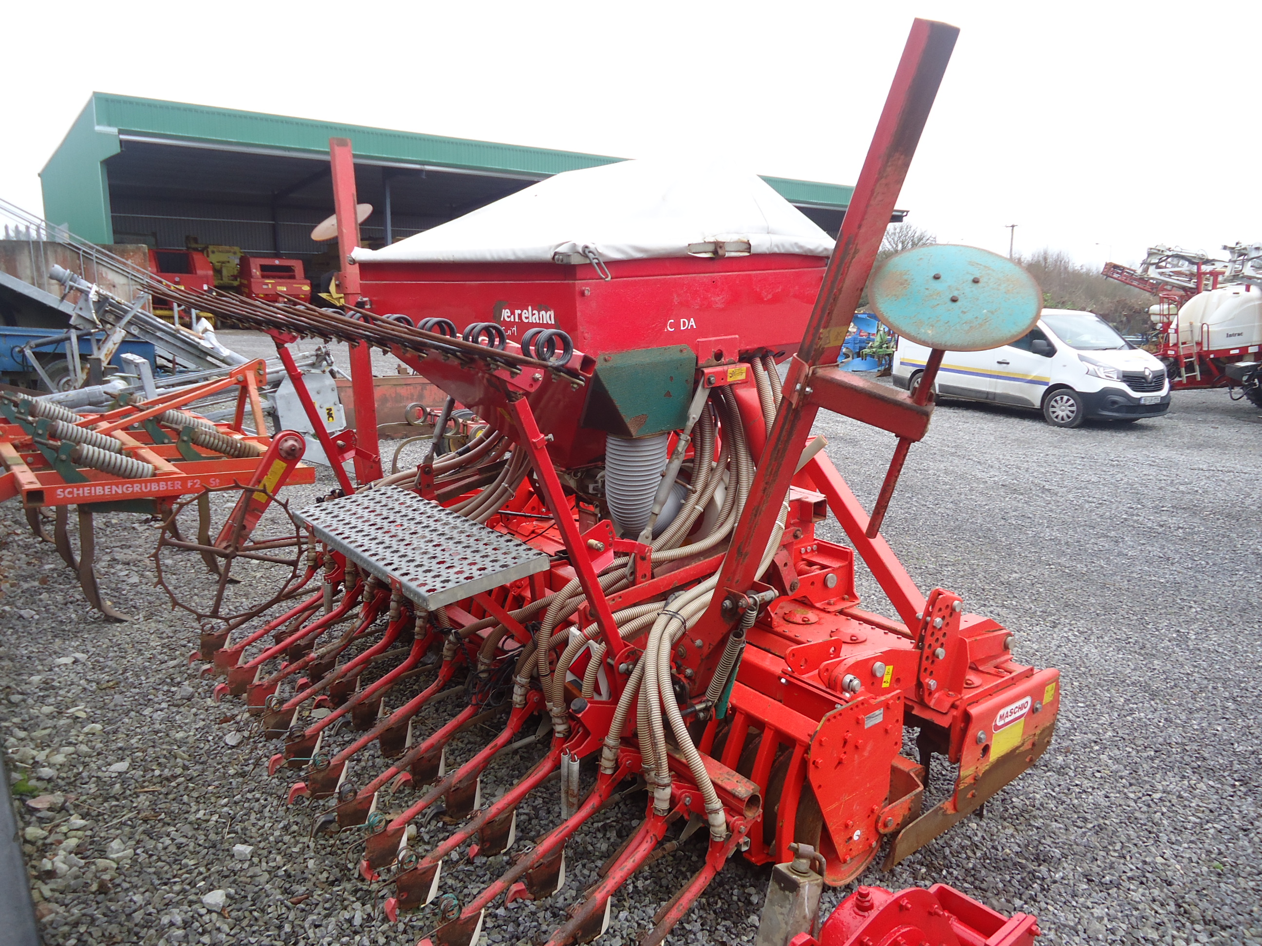 Maschio 3Mtr Rigid Power Harrow Accord Air Seed Drill (Tines 100) (Coulter WearCeramic 90)