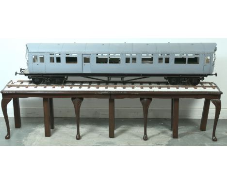 5" Gauge GWR Autocoach - COLLECTION ONLY - Produced by Winson Model Technology. Partly finished model with hand made interior