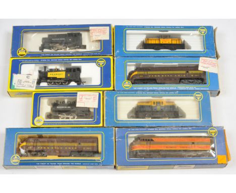 AHM (Rivarossi) group of Locomotives to include Ref 5017-B 0-4-0 Dockside Tank Locomotive "Baltimore &amp; Ohio" and others (