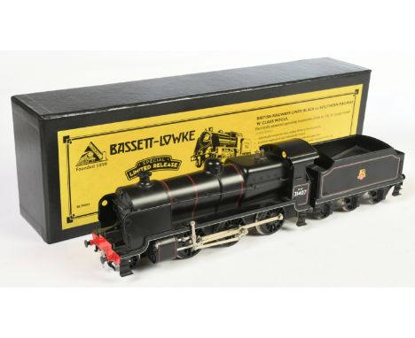 Corgi Bassett-Lowke O Gauge Modern Issue Ref BL99004 2-6-0 Loco and Tender BR lined black N Class Mogul No. 31407, 3-rail ele