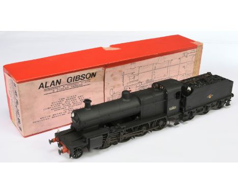 Alan Gibson O Gauge Kitbuilt 2-8-0 BR Steam Locomotive with Fowler Tender No. 53801. Nicely built and constructed. Condition 