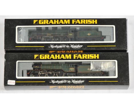 Graham Farish N Gauge. Pair of BR Green Steam Loco's. Comprising 372-575 4-6-0 "The Royal Airforce" 46159, 372-600 2-6-2 "Gre