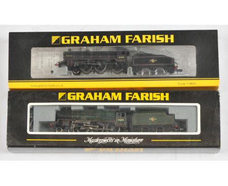 Graham Farish N Gauge. Pair of BR Steam loco's. Comprising 372-077 4-6-0 BR Black 61251 "Oliver Bury" B1, 372-475 4-6-0 BR Gr