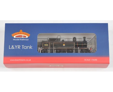 Bachmann Branchline OO 31-166 L&amp;YR Tank Locomotive '50636' BR Black Early Emblem. Conditions: Appears near Mint in Excell