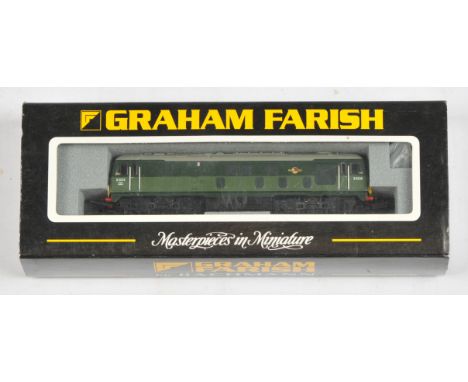 Graham Farish N Gauge. 372-977 BR Green D5038 Class 24. Conditions: Near Mint to Mint in Excellent rigid case &amp; outer sle