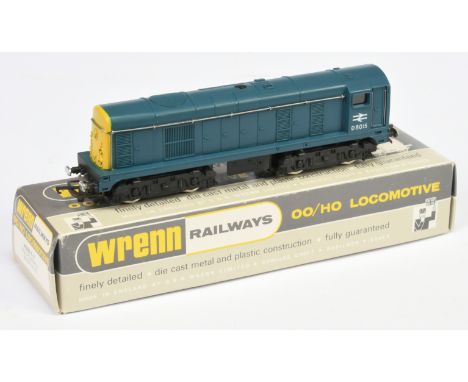 Wrenn W2230NP BR Blue Bo-Bo 8015 Non Powered Diesel Electric Loco. Has had minimal running time, comes with spare couplings, 