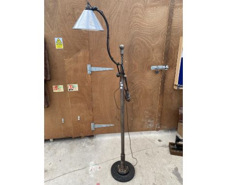 AN ADRIAN REYNOLDS BESPOKE 'SEE THE LIGHT' STANDARD LAMP, 82" HIGH 