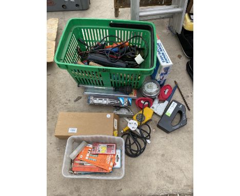 A LARGE ASSORTMENT OF HAND TOOLS TO INCLUDE HAMMERS ETC 