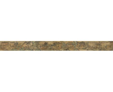 AFTER QIU YING (1494-1552): ONE HUNDRED BEAUTIESPlease note this Lot is to be sold at No Reserve. 本拍品不設底價China, Qing dynasty 