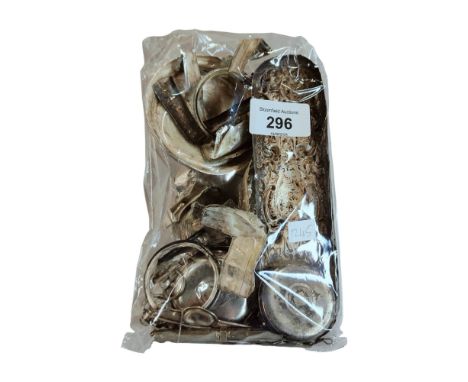 BAG OF SCRAP SILVER TOTAL 218 GRAMS 