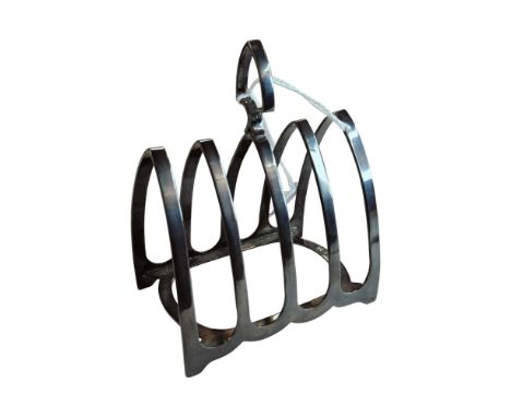 ANTIQUE SILVER TOAST RACK 64 GRAMS 
