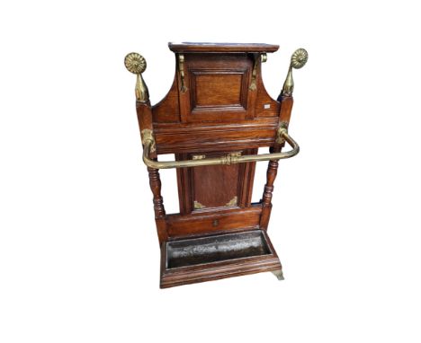BRASS BOUND UMBRELLA/STICK STAND