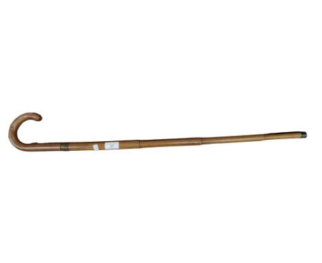NOVELTY WALKING STICK WITH CONCEALED UMBRELLA 