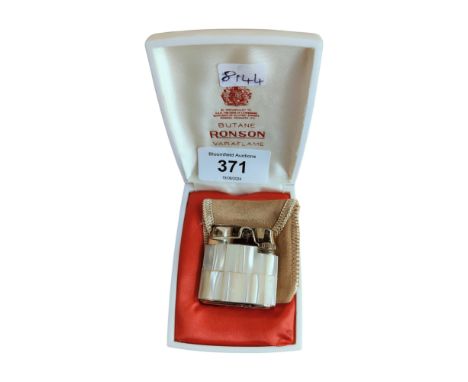 MOTHER OF PEARL CASED LIGHTER 