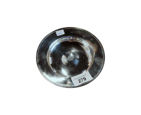 SILVER DISH - LONDON 1962-63 CIRCA 182G 