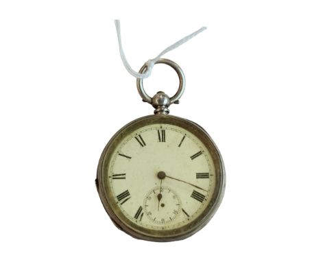 SILVER POCKET WATCH 