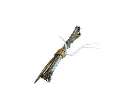 SILVER PROPELLING PENCIL WITH GARNET TOP &amp; GOLD PLATED PROPELLING PENCIL 