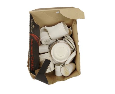 LARGE BOX OF POOLE POTTERY DINNER SERVICE 