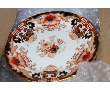 EDWARDIAN FLORAL AND GILT TEA SERVICE