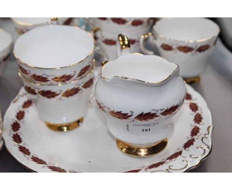 PARAGON FINE BONE CHINA 'ELEGANCE' PATTERN TEA SERVICE