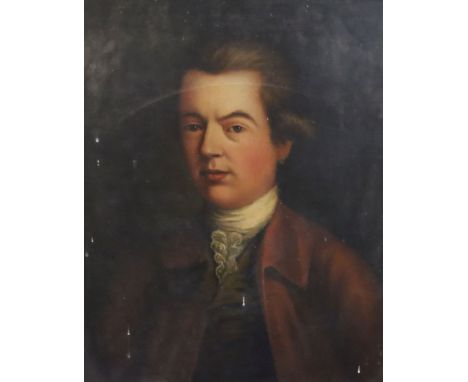 18th century English Schooloil on canvasPortrait of Francis Powell, son of Sir Alexander Powell60 x 49cm
