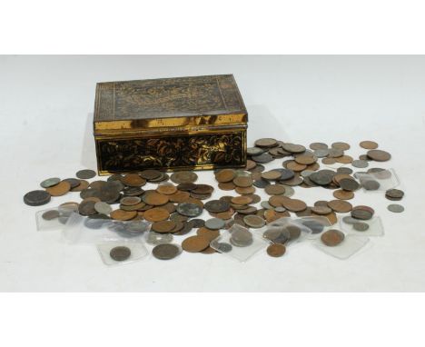 Coins - various 18th century and later copper and base metal, George III Half Penny, 1806; others, 1826; Irish 1723; Farthing