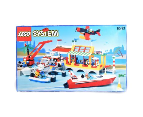 Lego System - vintage Lego System set No 6543 Sail N Fly Marina. Housed within the original box with instructions and inner p