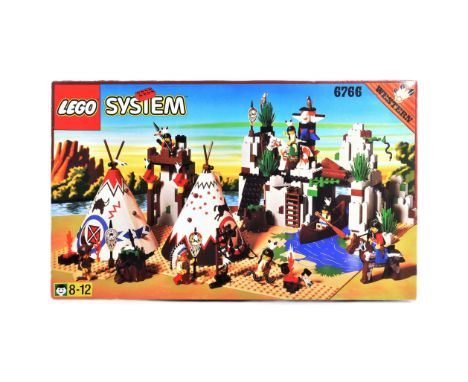 Lego System - 6766 Rapid River Village  - an original vintage 1997 boxed set from the Western series. Appears 100% complete, 