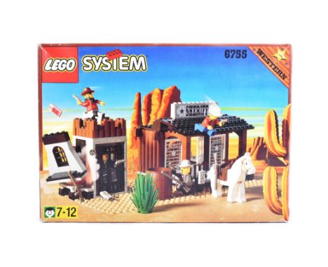 Lego System - 6755 Sheriff's Lockup - an original vintage 1996 boxed set from the Western series. Appears 100% complete, hous
