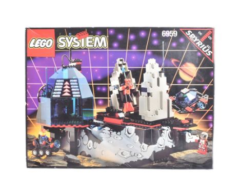 Lego System - a vintage 1990s (1994) Lego System set No. 6949 Lunar Launch System. The set appearing complete with x3 minifig