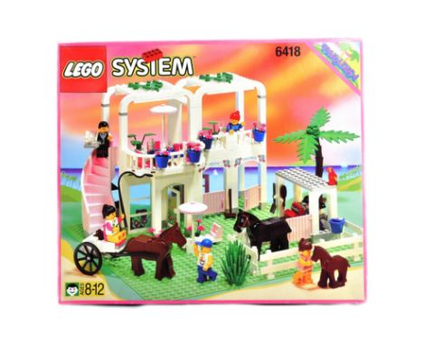 Lego System - 6418 Country Club - an original vintage 1996 boxed set from the Paradisa series. Appears 100% complete, housed 