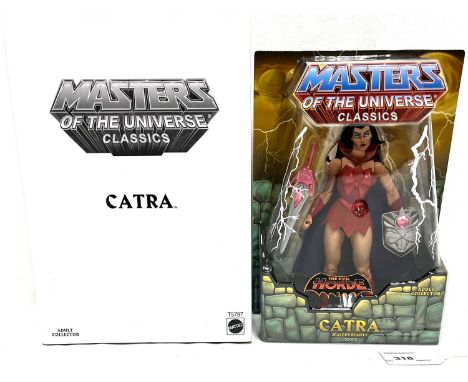 Mattel Masters of the Universe Classics Catra figure 1st issue, within Mint sealed packaging, includes white outer box.