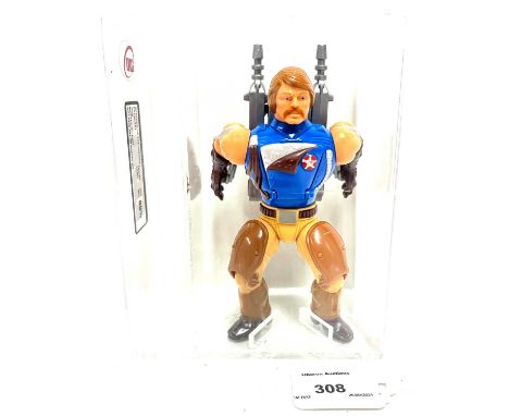 Mattel vintage Masters of the Universe Rio Blast 1986 No COO UKG 90%, Figure 90 Paint 90.