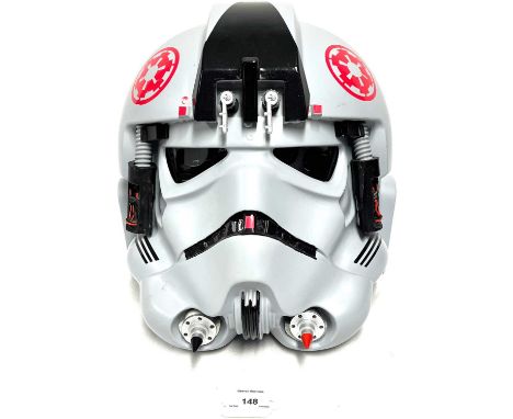Star Wars Galaxytoys AT-AT Driver 1:1 scale Prop Replica Helmet, Near Mint.