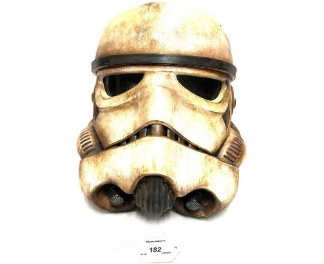 Star Wars Remanant Trooper (Mandalorian) (modified Black Series Stormtrooper helmet) 1:1 scale Prop Replica Helmet, Near Mint