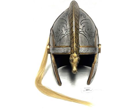 Dragon Studios Lord of the Rings Eomer (Rohirrim) 1:1 scale Prop Replica Helmet, Near Mint