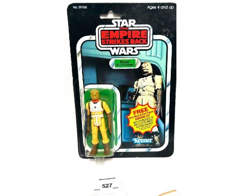 Kenner Star Wars vintage The Empire Strikes Back Bossk 3 3/4" figure MOC, Mint, within Fair (dented and slight cracks to side