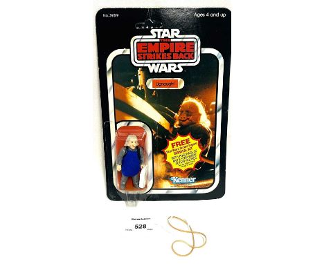 Kenner Star Wars vintage The Empire Strikes Back Ugnaught 3 3/4" figure, Mint, within Mint bubble, upon Good Plus (light crea