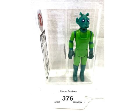 Kenner Vintage Star Wars Greedo (No C.O.O) 3 3/4" Figure UKG 85% Figure 85% Paint 85%.