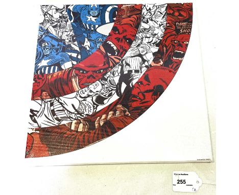 Marvel Legends 1:1 scale Helmets x 2 and Canvas Print, inclding Black Panther Legends Helmet, within Mint sealed box. Legends