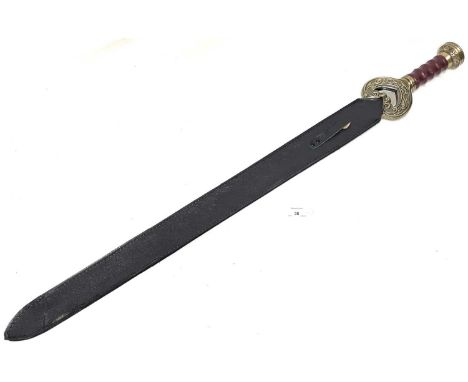 United Cutlery Lord of the Rings Herrugrim (Theoden Sword) 1:1 scale Prop Replica (Stainless Steel), Near Mint, with scabbard