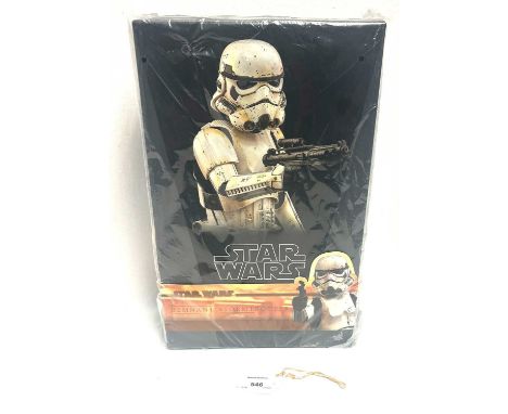 Hot Toys Star Wars Remnant Stormtrooper 1/6th scale figure, TMS011, within Mint sealed packaging.