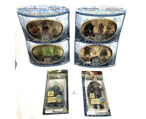 Toy Biz &amp; Play Along Lord of the Rings Figures and Figure sets x 12 including Play Along Armies of Middle Earth Weapons a