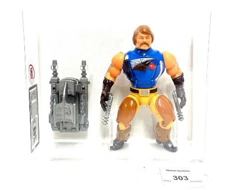 Mattel vintage Masters of the Universe Rio Blast figure series 5, UKG 80%, Figure 80 Paint 80.