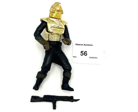 Mattel vintage Battlestar Galactica Cylon (Gold) 3 3/4" figure, Good Plus complete.