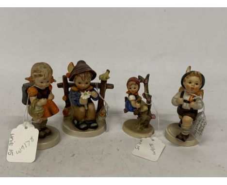 FOUR VARIOUS GOEBEL FIGURES 